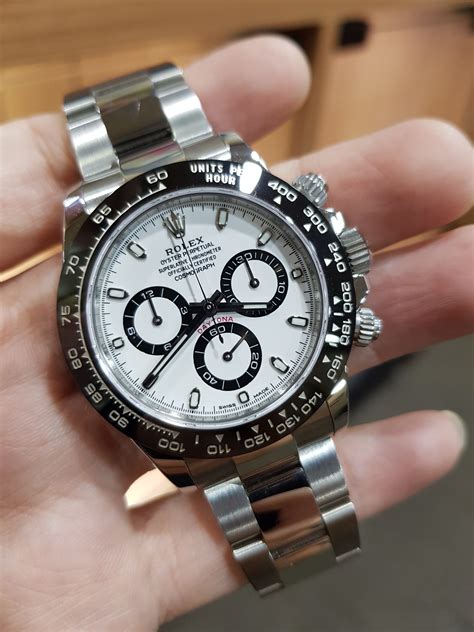 rolex daytona panda dial|Rolex daytona price chart.